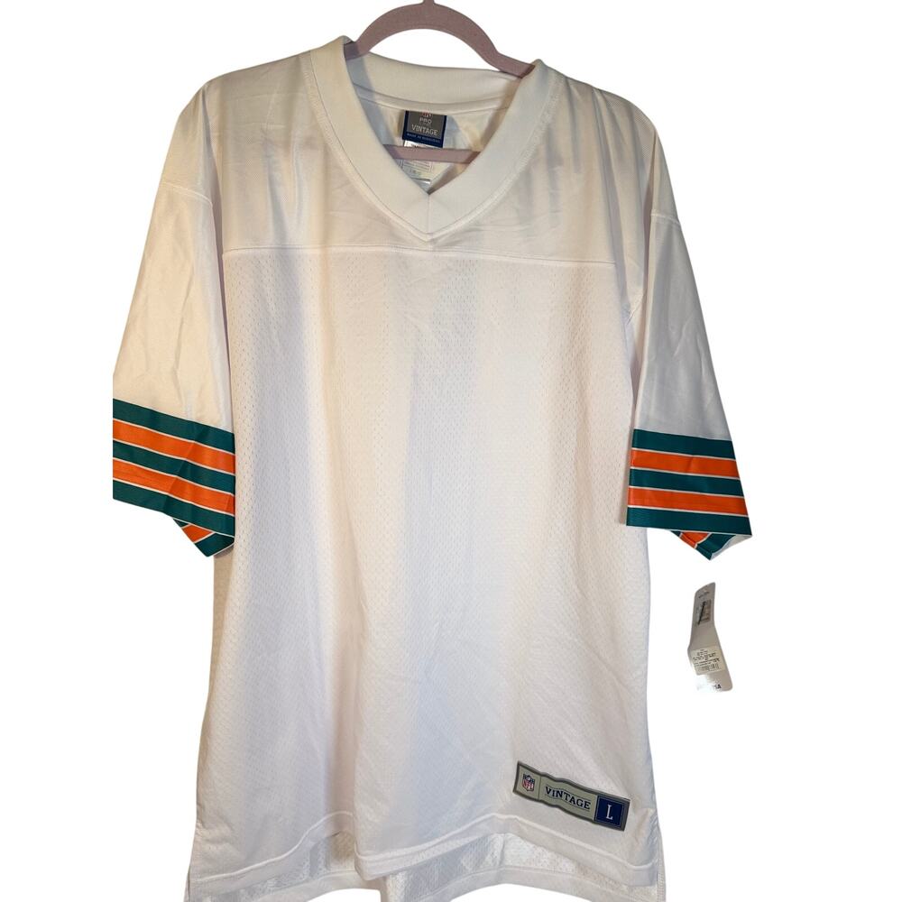 NFL Pro Line Miami Dolphins Hall of Fame Jersey Men's Large White NWT